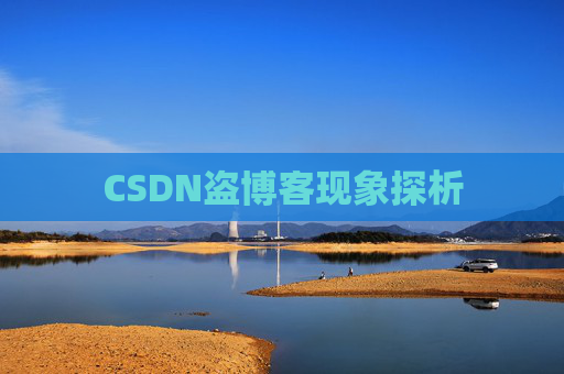 CSDN盗博客现象探析